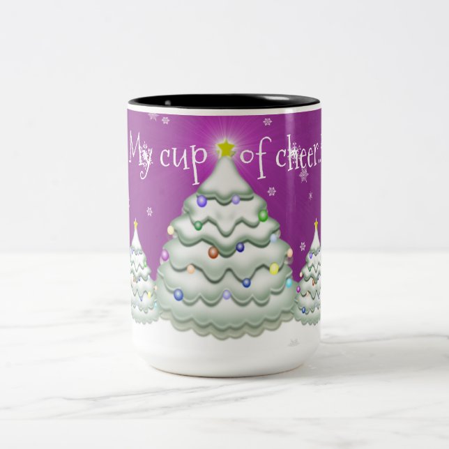 Magenta Snowy - Caneca de Natal (Centro)