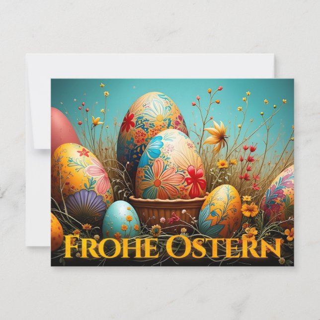 Magia da Primavera com Ovos de Páscoa (Frente)