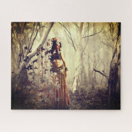 Magia mulher natureza fantasia arte quebra-cabeça