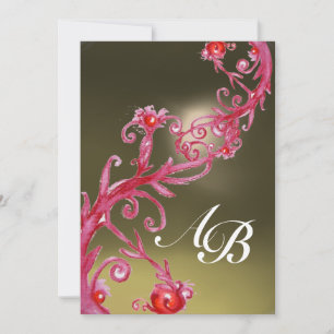 MAGIC BERRIES 4,MONOGRAM - convites personalizados