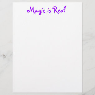 Magic é Real-letterhead