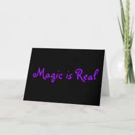 Magic é um cartão de saudação real
