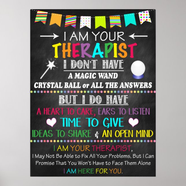 Magic Therapist Office Decor Poster (Frente)