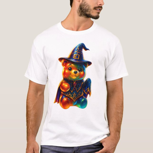 Magic Wizard Bear T-Shirt (Frente)