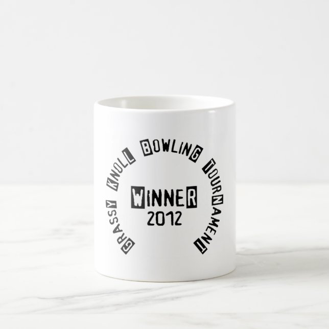 Mágica A caneca 2012 do vencedor gramíneo do competiam da (Centro)
