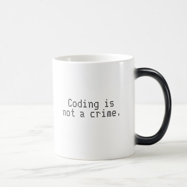 Mágica A "codificação não é caneca em mudança da cor de (Direita)