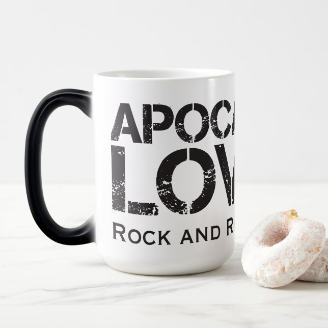 Mágica Amantes apocalípticos # desde 1989 caneca de café (Com Donut)