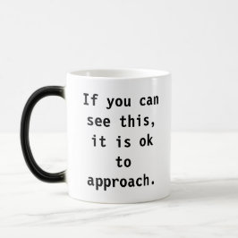 Mágica APROVADO aproximar - caneca Morphing - uma ou