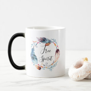 Mágica Boho empluma-se o presente inspirado da caneca do