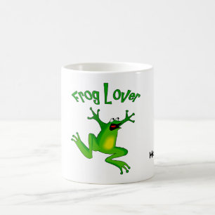Mágica Caneca Amante de Sapos - Adicionar Texto