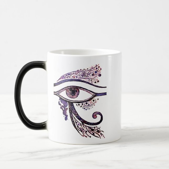 Mágica Caneca Clássica, 325 ml (desenho do olho) (Esquerda)