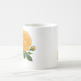 Mágica Caneca Clássica — Série Floral Caneca com rosa ama