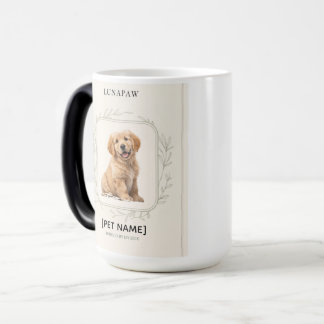 Mágica Caneca com Retrato Personalizado do Animal de Esti