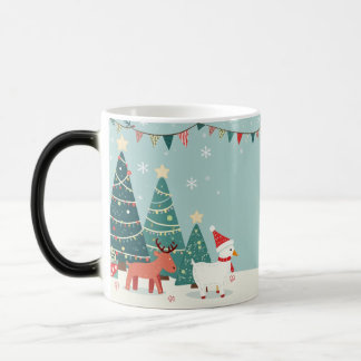 Mágica caneca comemorativa do natal