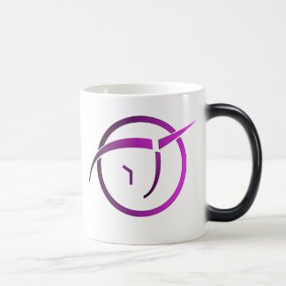 Mágica Caneca cor-de-rosa invisível sensível à