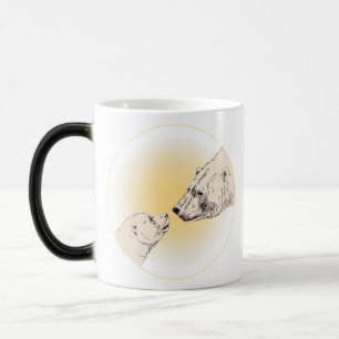 Mágica Caneca da arte dos animais selvagens do urso polar