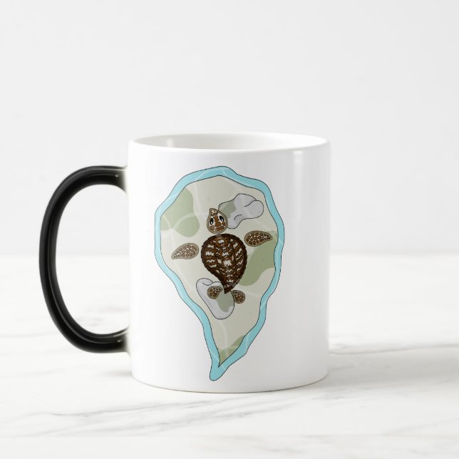 Mágica Caneca da Tartaruga Marinha Callie (Esquerda)