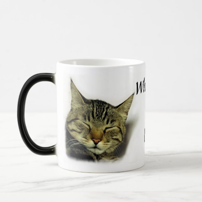Mágica Caneca das citações do gato (mudança da cor) (Esquerda)