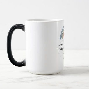Mágica Caneca de agradecimento ao professor Arco-íris Nem