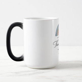 Mágica Caneca de agradecimento ao professor Arco-íris Nem