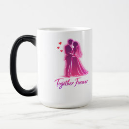 Mágica Caneca de Amor Para Sempre - Presente Romântico e 