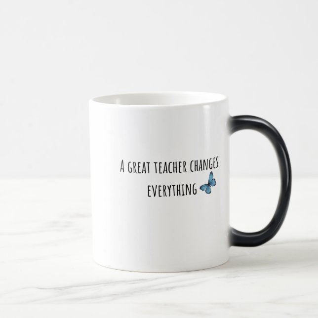 Mágica Caneca de Apreciação para Professores (Direita)