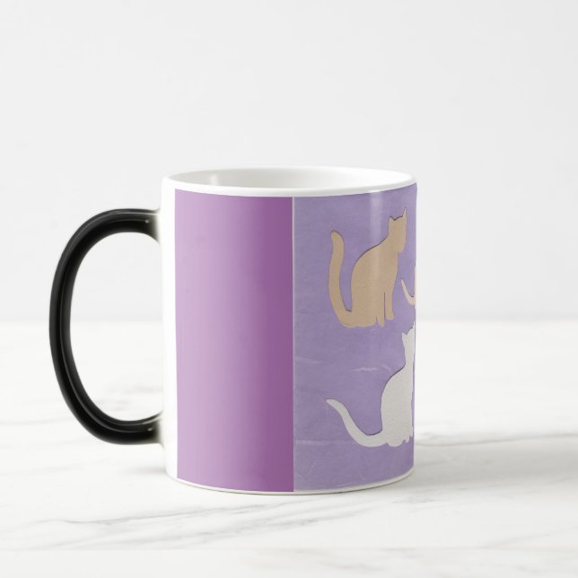 Mágica Caneca de assento do mistério dos gatos (Morphing) (Esquerda)