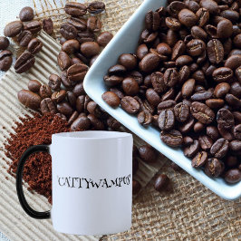 Mágica Caneca de café com a expressão sulista "Cattywampu