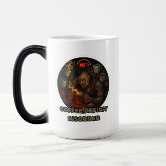 Mágica caneca de café com bateria baixa engraçada