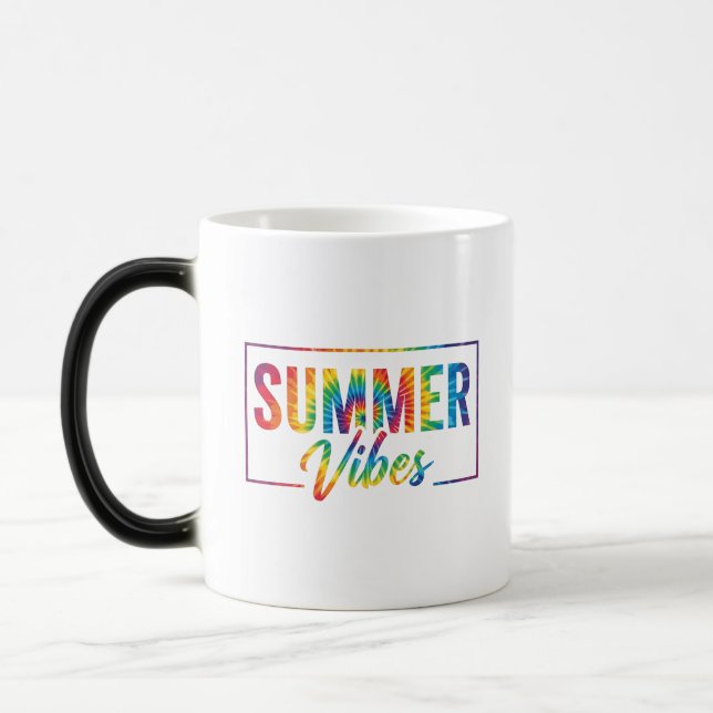 Mágica Caneca de Café com Estilo Tie-Dye Arco-Íris de VER (Esquerda)