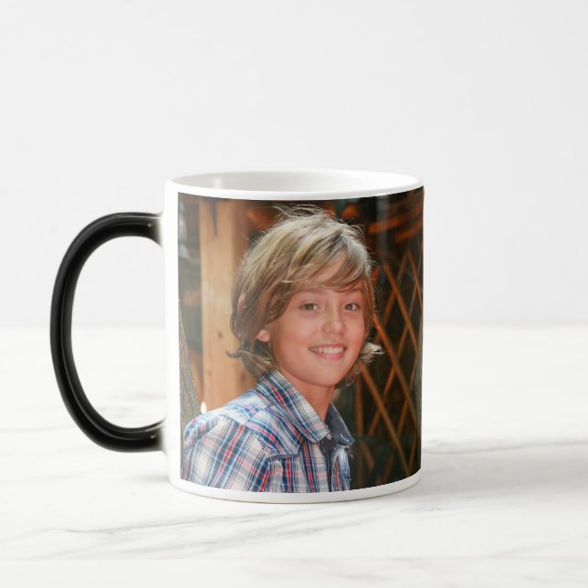 MÁGICA CANECA DE CAFÉ COM FOTO PERSONALIZADA (Esquerda)