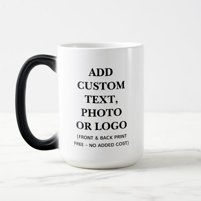 Mágica Caneca de Café com Foto Personalizada - Presente p (Esquerda)