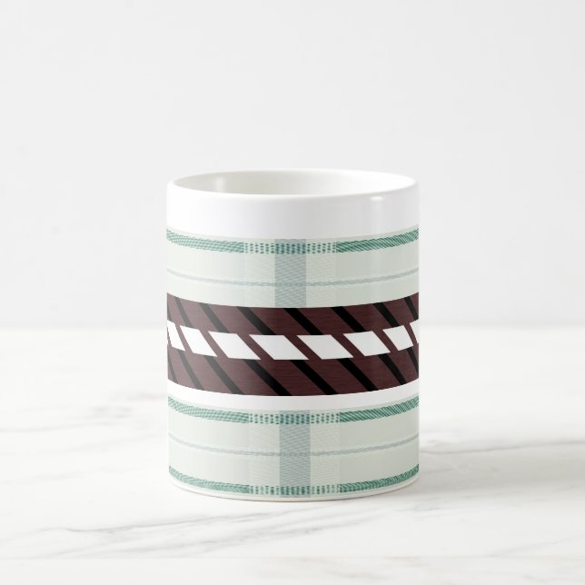 Mágica Caneca de café com padrão retrô (Centro)