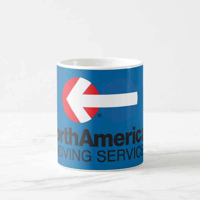 Mágica Caneca de café da northAmerican Van Lines (Centro)