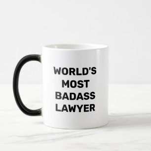 Mágica Caneca de Café do Advogado Mais Badass do Mundo