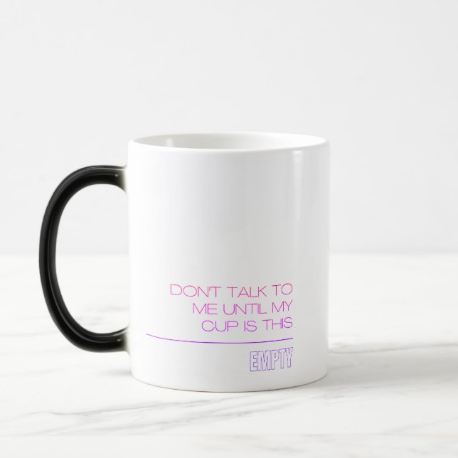 Mágica caneca de café engraçada (Esquerda)