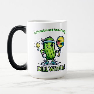 Mágica Caneca de café engraçada de pickleball, utensílios