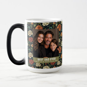 Mágica Caneca de Café Flor de Rosa Romântica Dia Feliz do