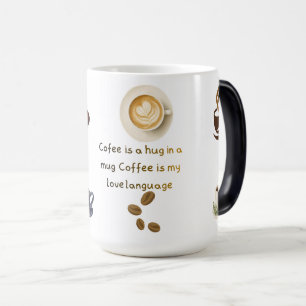 Mágica Caneca de Café Fofa, Café É Um Abraço Em Uma Canec