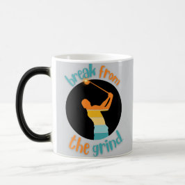 Mágica Caneca de Café Golfe Swing 2