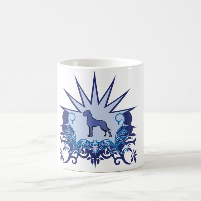 Mágica Caneca de café Great Dane - Personalizada (Centro)