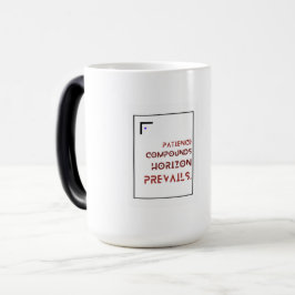Mágica Caneca de café Horizon Prevails para investidores