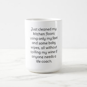 Mágica Caneca de café Humor do Vinho