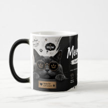 Caneca de Café Meow Style: Menos Pessoas, Mais Gat