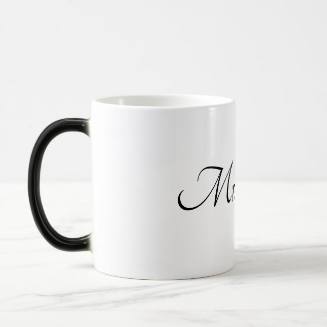 Mágica Caneca de café monogramada (Esquerda)