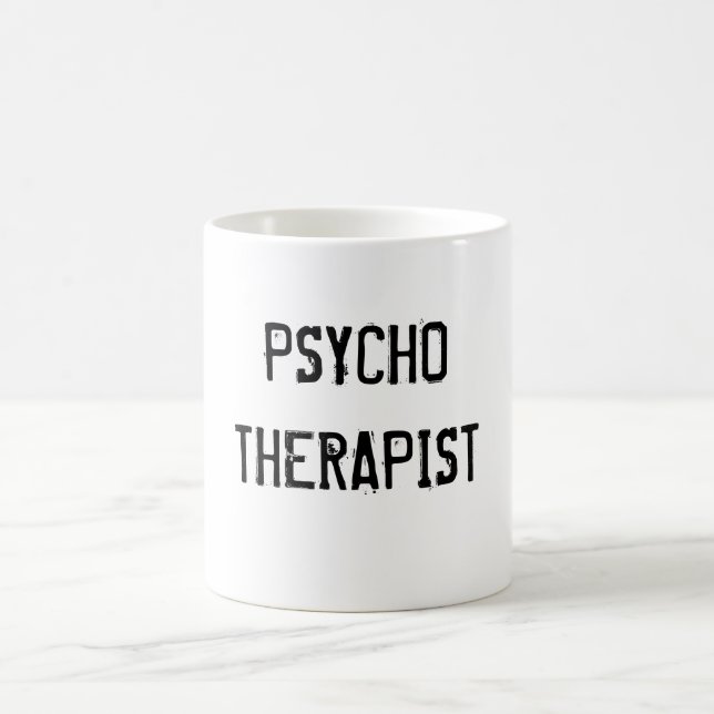Mágica Caneca de café "Morphing" psicótico do terapeuta (Centro)