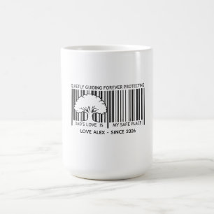 Mágica Caneca de café personalizada com código de barras