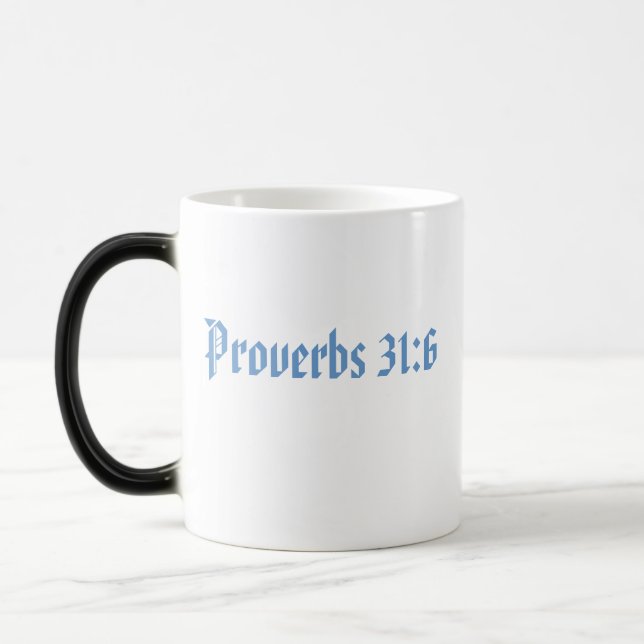 Mágica Caneca de café que caracteriza o 31:6 "bebida (Esquerda)