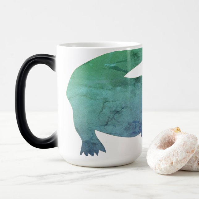 Mágica Caneca de Crocodilo (Com Donut)