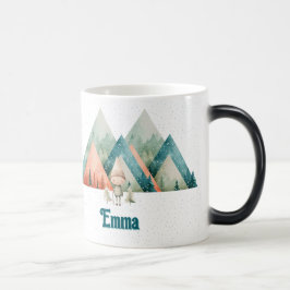 Mágica caneca de elfo de natal fofa